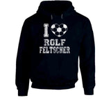 Rolf Feltscher I Heart Los Angeles Soccer T Shirt