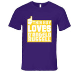 D'Angelo Russell This Guy Loves Los Angeles Basketball Fan T Shirt