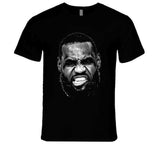 Lebron James Game Face Los Angeles Basketball Fan V2 T Shirt