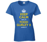 Todd Gurley II Keep Calm Handle It La Football Fan T Shirt