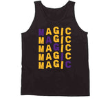 Magic Johnson X5 Los Angeles Basketball Fan V3 T Shirt