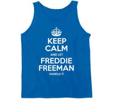 Freddie Freeman Keep Calm Los Angeles Baseball Fan T Shirt