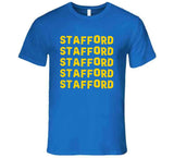 Matthew Stafford X5 La Football Fan V2 T Shirt