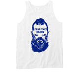 Fear The Beard Eric Weddle Los Angeles Football Fan Distressed T Shirt