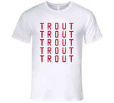 Mike Trout X5 Trout Los Angeles California Baseball Fan V2 T Shirt