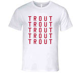 Mike Trout X5 Trout Los Angeles California Baseball Fan V2 T Shirt