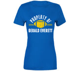 Property Of Gerald Everett La Football Fan T Shirt