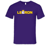 LeBron James 6 Crown LA Basketball Fan T Shirt