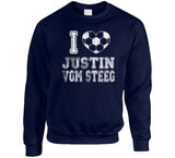 Justin Vom Steeg I Heart Los Angeles Soccer T Shirt