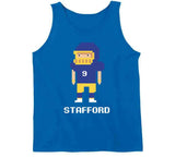 Matthew Stafford 8 Bit Retro LA Football Fan T Shirt