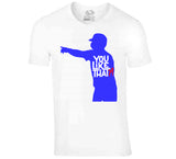 Joc Pederson Los Angeles You Like That Blue Silhouette Los Angeles Baseball Fan T Shirt