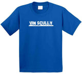Vin Scully Hollywood Tribute Baseball Fan T Shirt