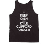 Kyle Clifford Keep Calm Handle It Los Angeles Hockey T Shirt