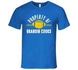 Property Of Brandin Cooks La Football Fan T Shirt