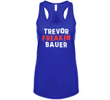 Trevor Bauer Freakin Bauer Los Angeles Baseball Fan T Shirt