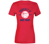 Mike Trout Property Of Los Angeles California Baseball Fan T Shirt