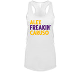 Alex Caruso Alex Freakin' Caruso Los Angeles Basketball Fan White T Shirt