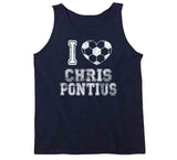 Chris Pontius I Heart Los Angeles Soccer T Shirt