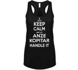 Anze Kopitar Keep Calm Handle It Los Angeles Hockey T Shirt