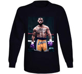 Lebron James Funny Boxing Meme Basketball Fan  T Shirt