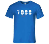 1988 Championship Retro Los Angeles Baseball T Shirt