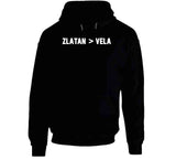 Zlatan Ibrahimovic Better Than Carlos Vela La Soccer Fan T Shirt