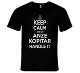 Anze Kopitar Keep Calm Handle It Los Angeles Hockey T Shirt