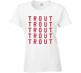 Mike Trout X5 Trout Los Angeles California Baseball Fan V2 T Shirt