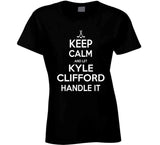 Kyle Clifford Keep Calm Handle It Los Angeles Hockey T Shirt