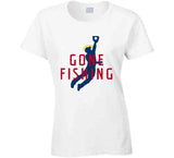 Mike Trout Gone Fishing Los Angeles California Baseball Fan V2 T Shirt