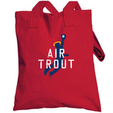 Mike Trout Air Los Angeles California Baseball Fan Distressed T Shirt