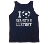 Sebastian Lletget I Heart Los Angeles Soccer T Shirt