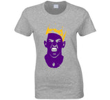 Alex Caruso King Caruso AC Fresh Los Angeles Basketball Fan Black T Shirt