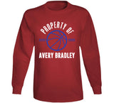 Property Of Avery Bradley Los Angeles Basketball Fan T Shirt