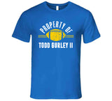 Property Of Todd Gurley II La Football Fan T Shirt