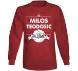 Milos Teodosic We Trust Los Angeles Basketball Fan T Shirt