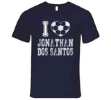 Jonathan Dos Santos I Heart Los Angeles Soccer T Shirt