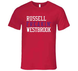 Russell Westbrook Freakin Los Angeles Basketball Fan T Shirt