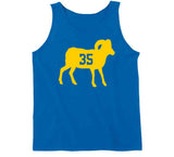 CJ Anderson 35 Bighorn La Football Fan T Shirt