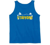 Matthew Stafford Hollywood Sign La Football Fan T Shirt