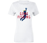 Mike Trout Gone Fishing Los Angeles California Baseball Fan V2 T Shirt