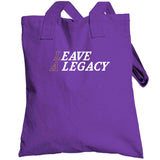 Leave A Legacy Anthony Davis Mamba Los Angeles Basketball Fan  T Shirt