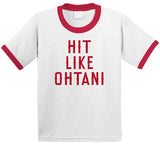 Shohei Ohtani Hit Like Ohtani Los Angeles California Baseball Fan V3 T Shirt