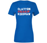 Clayton Kershaw Freakin Kershaw Los Angeles Baseball Fan T Shirt