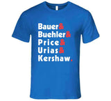 Starting Pitchers Los Angeles Baseball Fan T Shirt