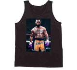 Lebron James Funny Boxing Meme Basketball Fan  T Shirt