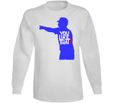 Joc Pederson Los Angeles You Like That Blue Silhouette Los Angeles Baseball Fan T Shirt