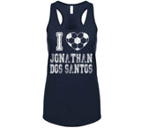Jonathan Dos Santos I Heart Los Angeles Soccer T Shirt