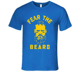 Fear The Beard Eric Weddle Los Angeles Football Fan 8 Bit T Shirt