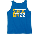 Matthew Stafford Cooper Kupp 22 Los Angeles Football Fan T Shirt